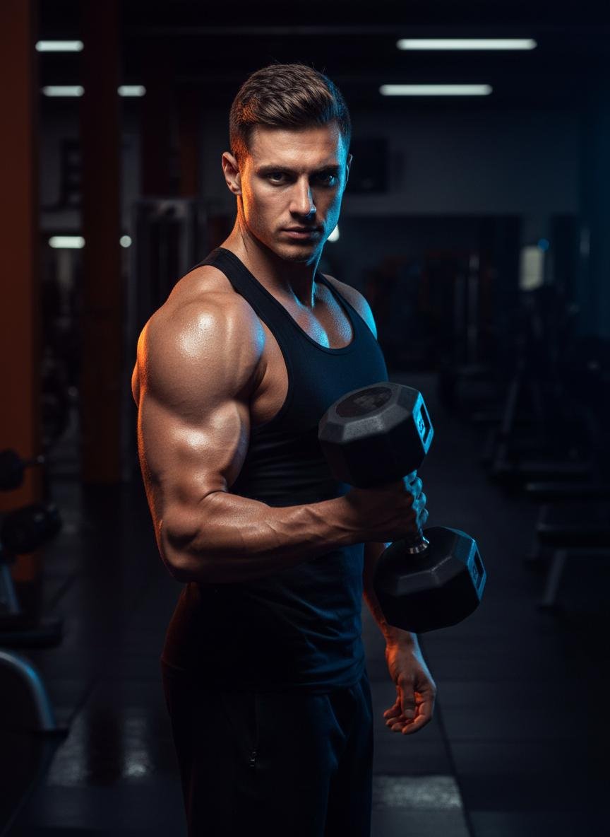 Fitness Model at Sky Fitness Gym